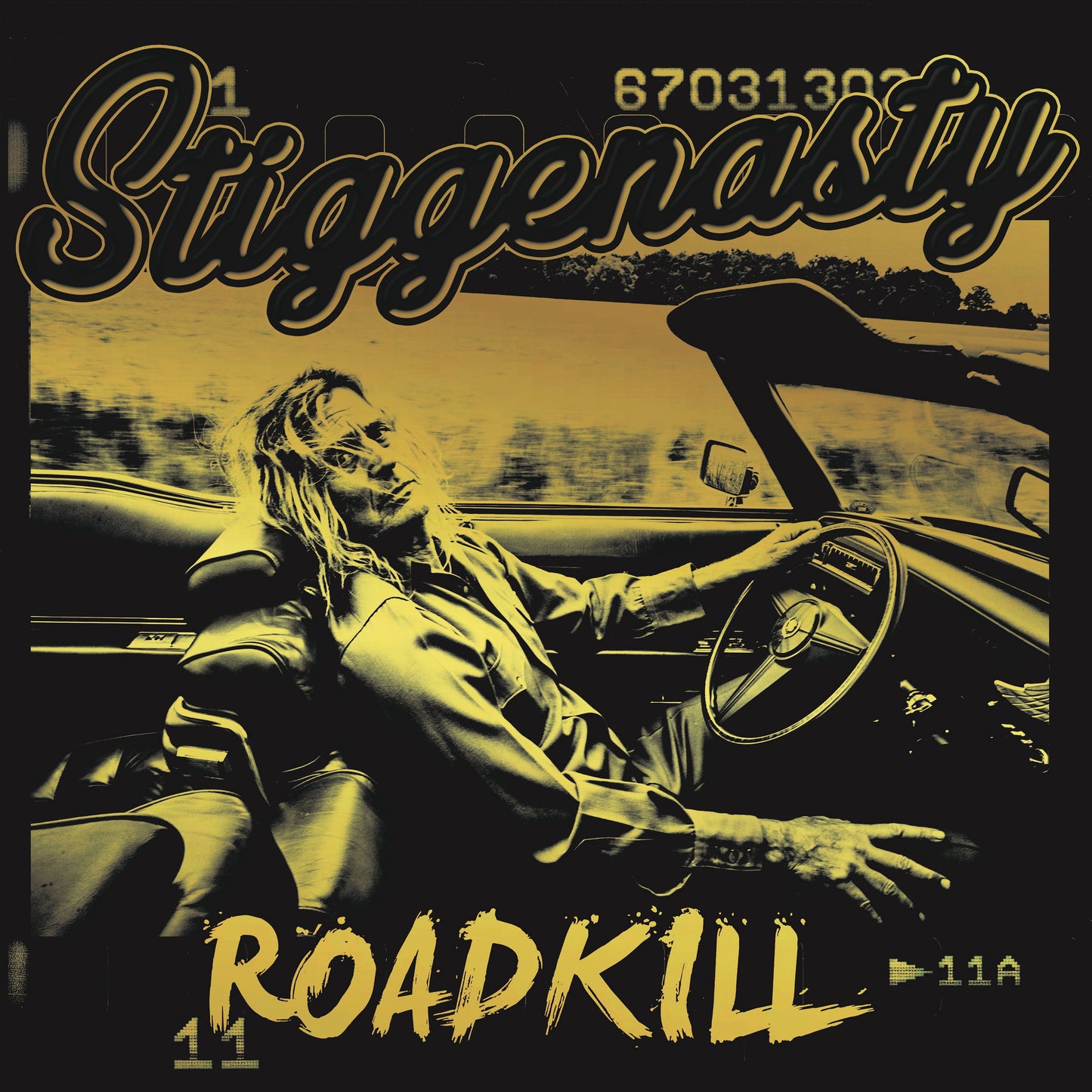 STIGGENASTY - ROADKILL 12" single - Gold version